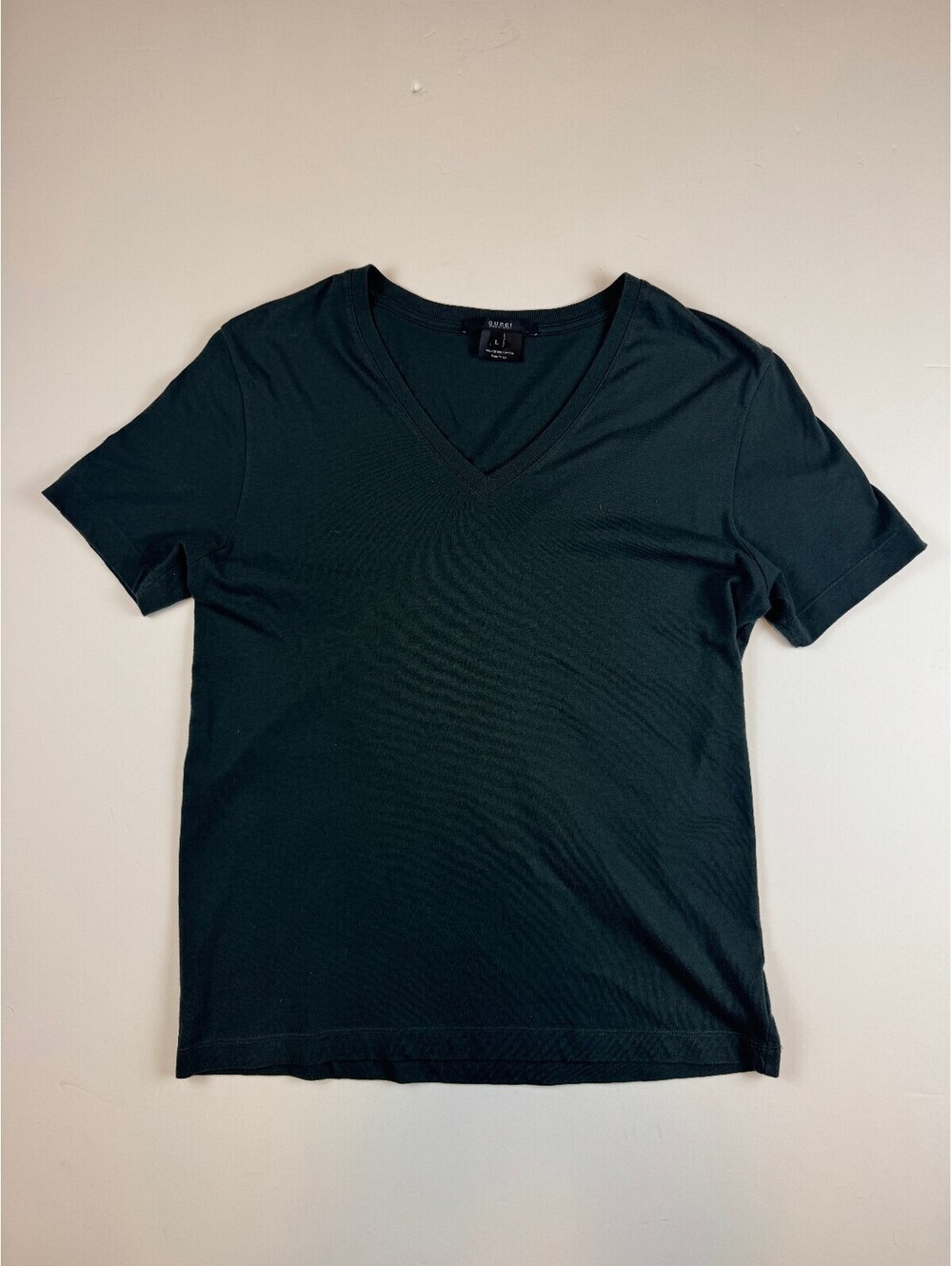 Gucci G Logo V Neck Tee